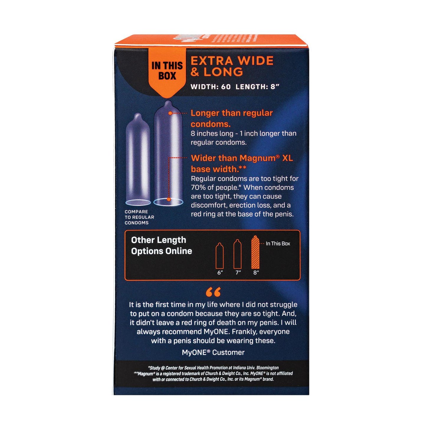 My One Extra Wide Long Condoms