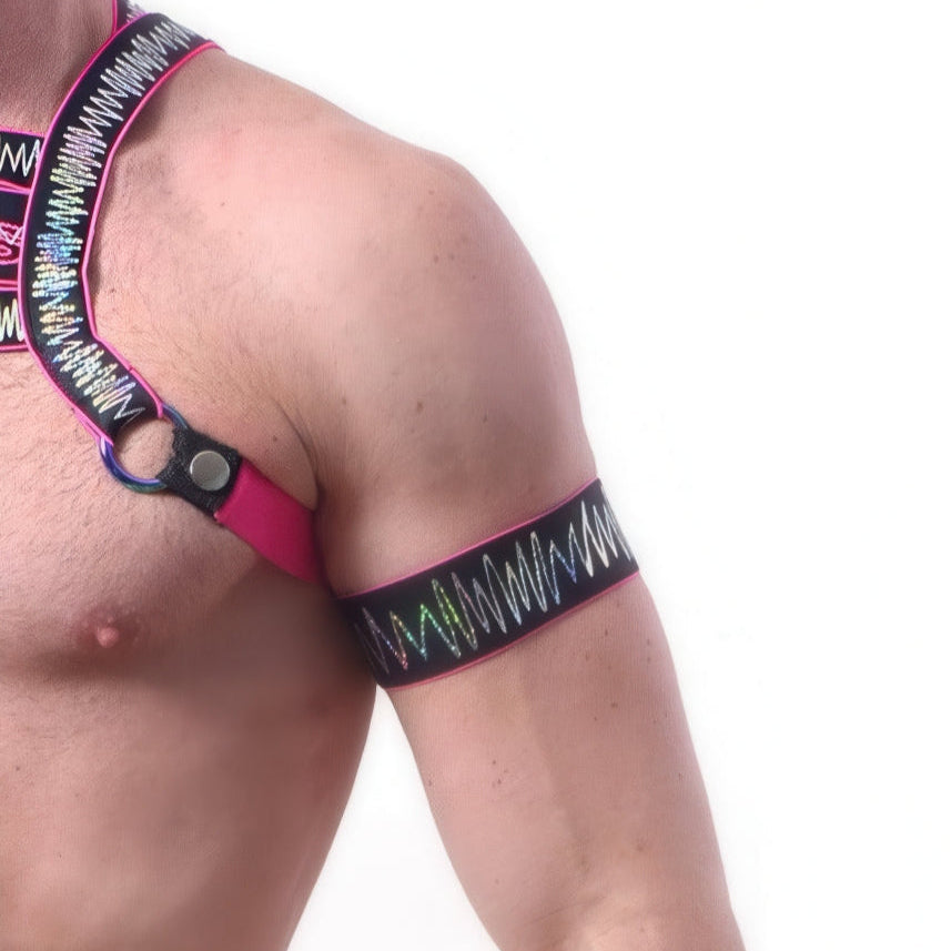 ELECTRO ARM BANDS | Neon Pink Small