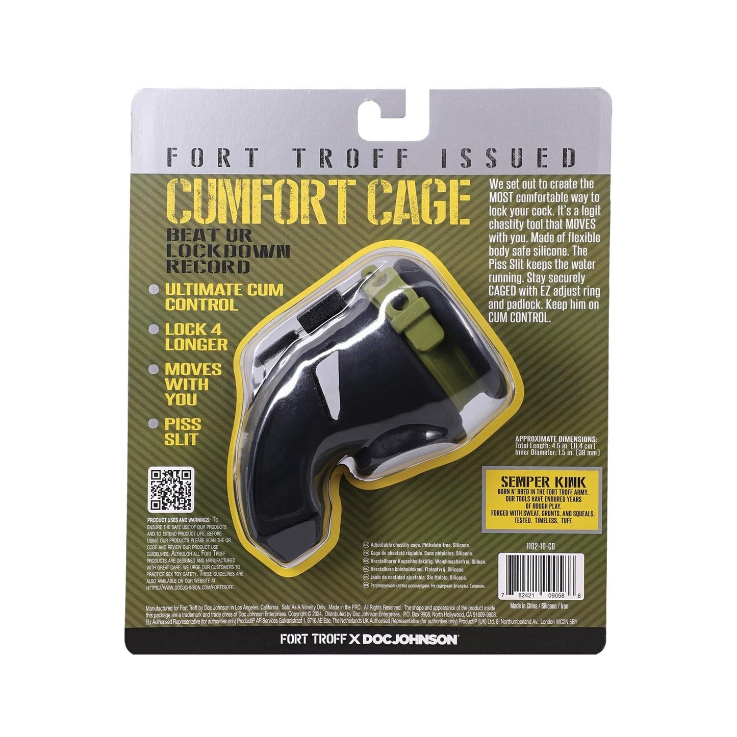 Fort Troff CUMfort Cage Chastity Cage