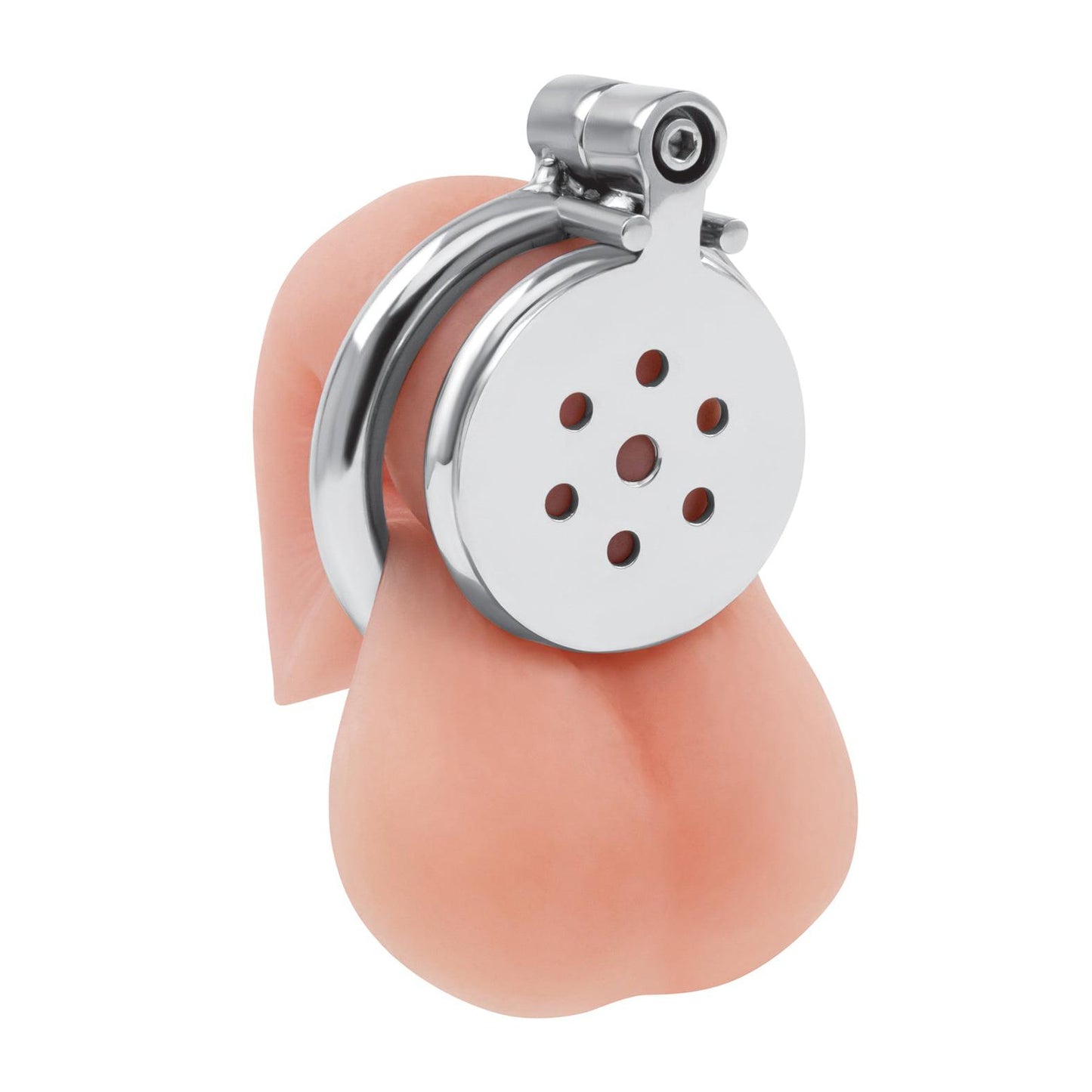 Lockmaster Stainless Steel Flat Inverted Chastity Cage