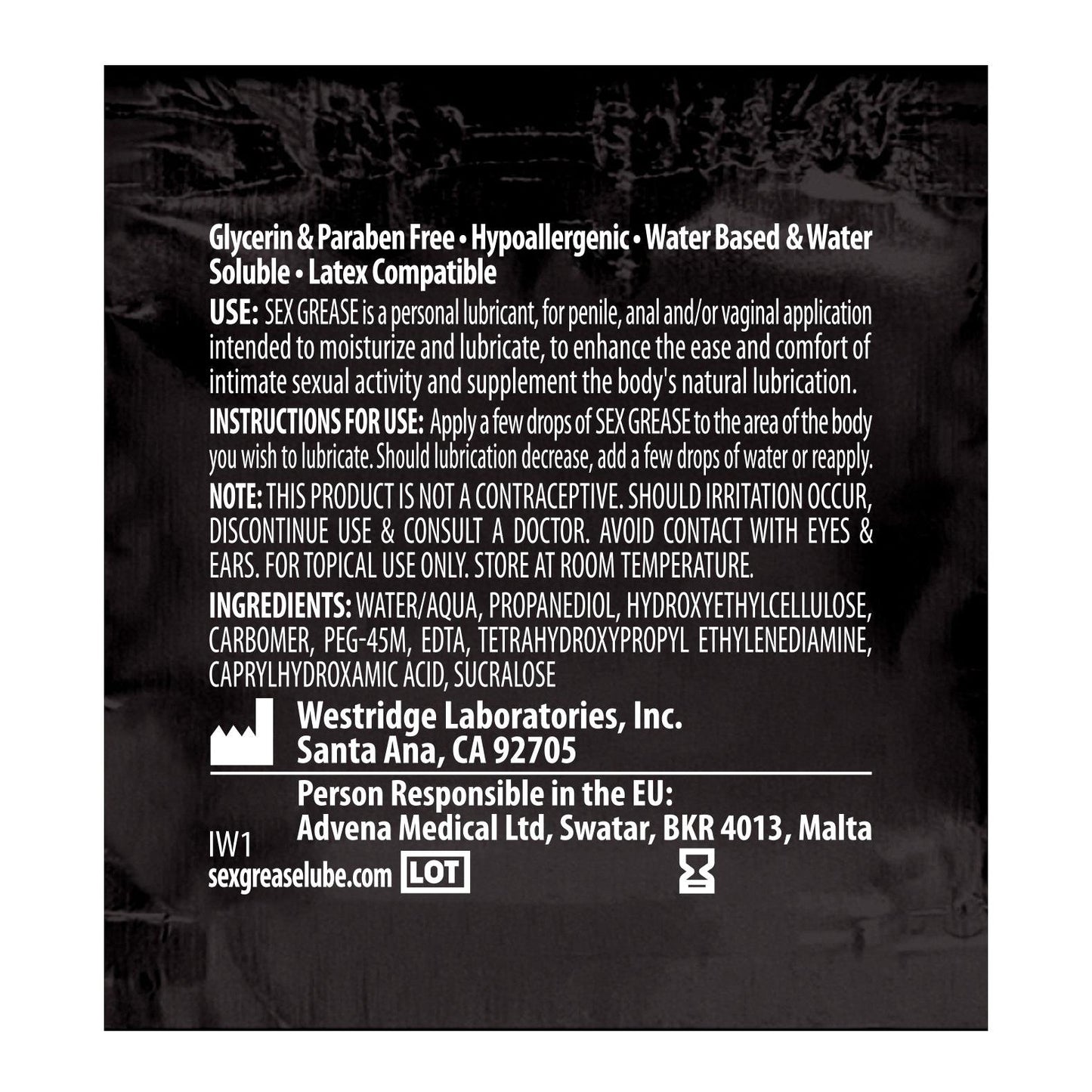 Sex Grease Water Based