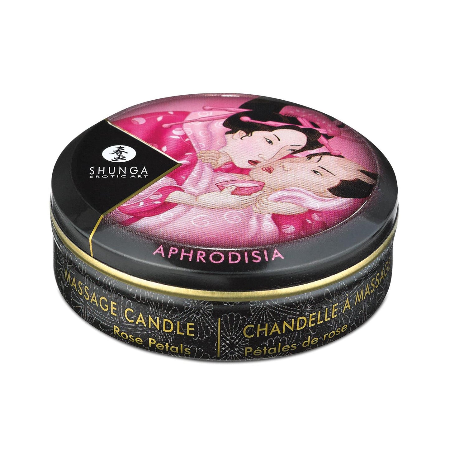 Shunga Aphrodisia Mini Candlelight Massage Candle - 1 oz Roses