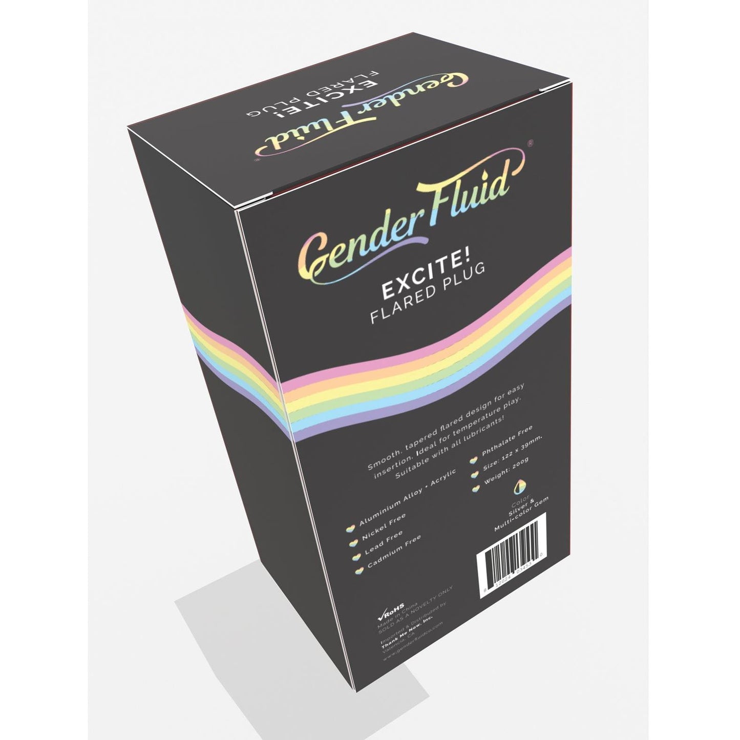 Gender Fluid Excite! Flared Plug