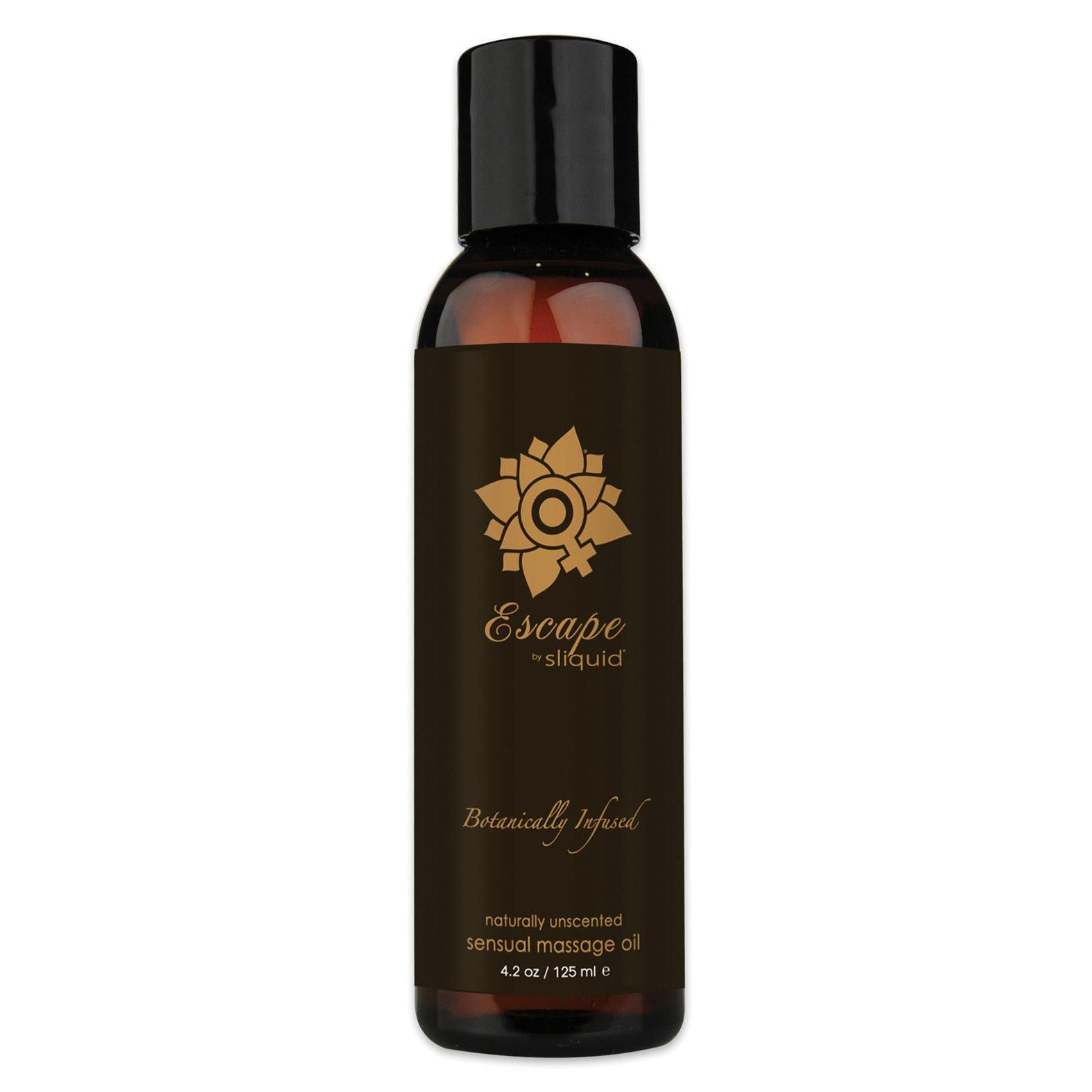 Sliquid Organics Massage Oil - 4.2 oz Escape