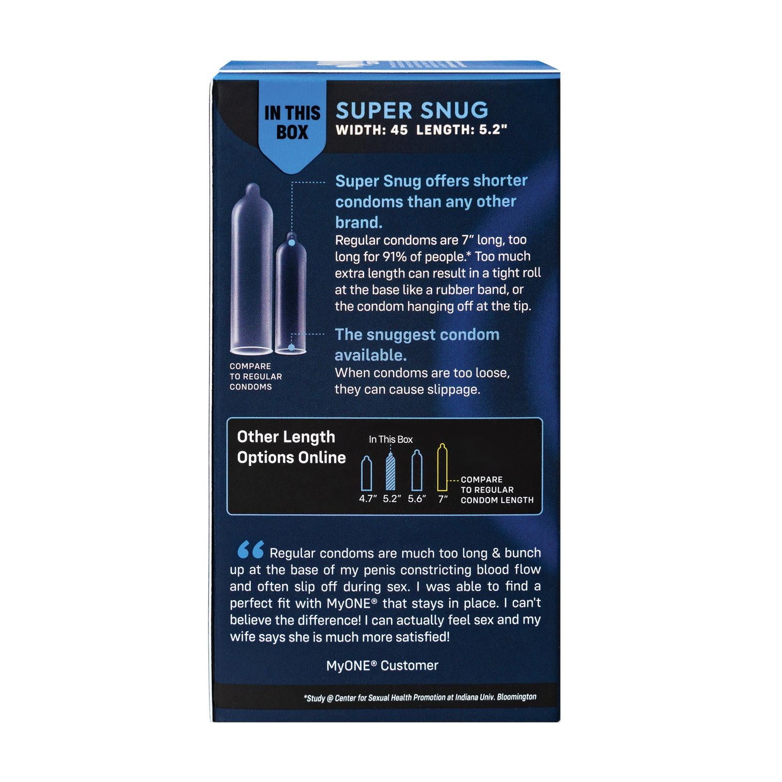 My One Super Snug Condoms