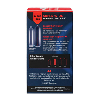 My One Super Wide Condoms