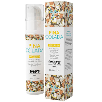 EXSENS of Paris Warming Massage Oil - Pina Colada