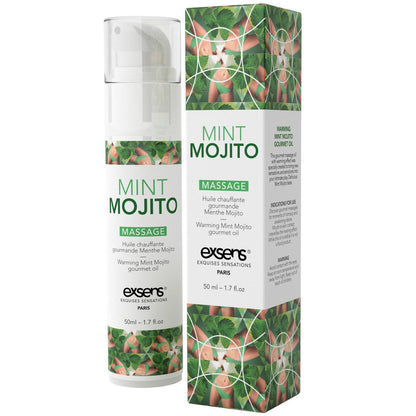 EXSENS of Paris Warming Massage Oil - Mint Mojito