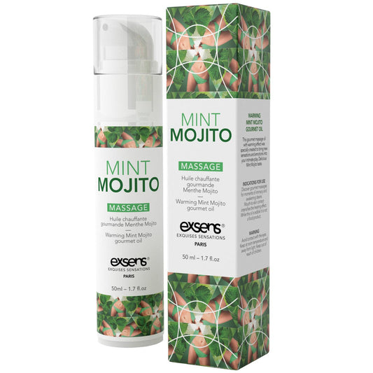 EXSENS of Paris Warming Massage Oil - Mint Mojito