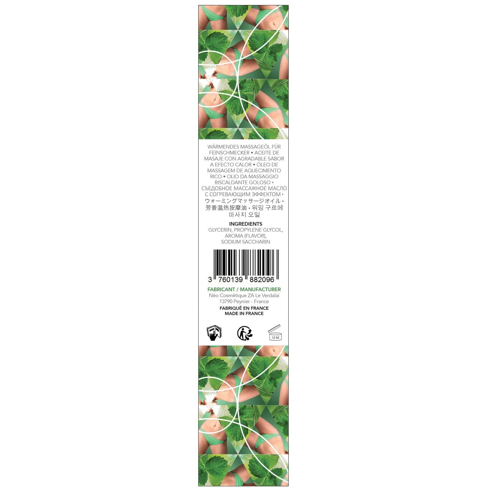 EXSENS of Paris Warming Massage Oil - Mint Mojito