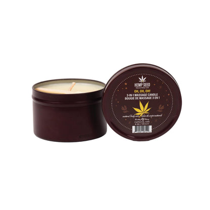 Earthly Body Holiday 3 in 1 Massage Candle