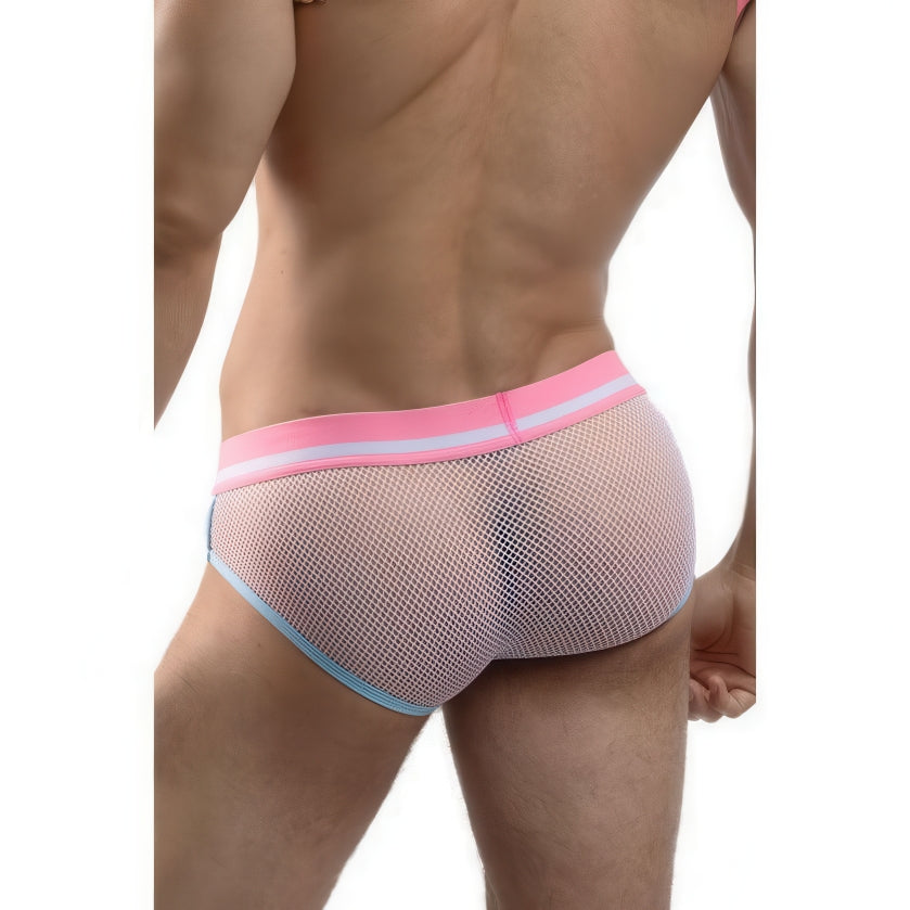 MESH BRIEFS | Pop Off Pink S(28-30)