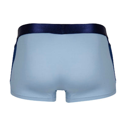 The Agacio Boxer Trunks Comfortable Underwear from Agacio provides exceptional comfort with its light blue design and dark waistband. The smooth, fitted material enhances support for everyday use.