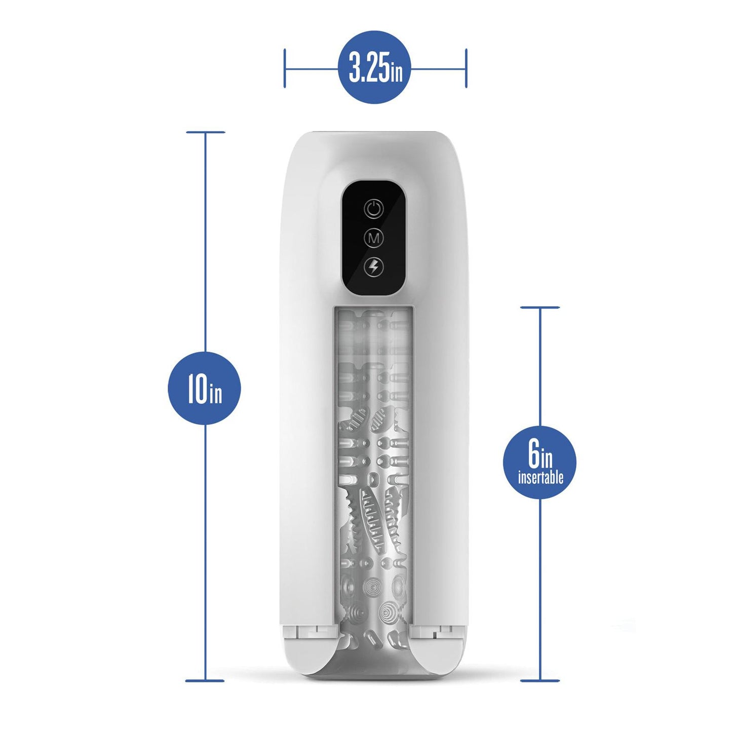 Blush M for Men Robo Bator Powered Vibrating Stroker