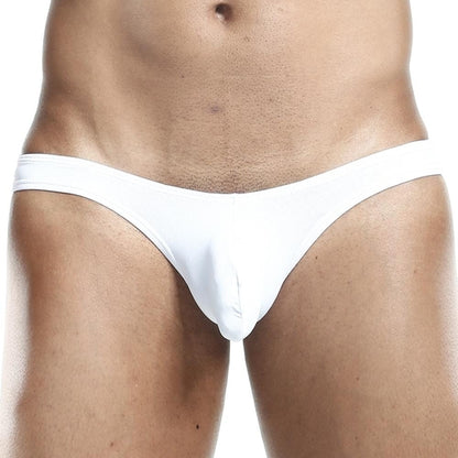 A person models a Daddy Slip Bikini by the brand Daddy against a plain background.