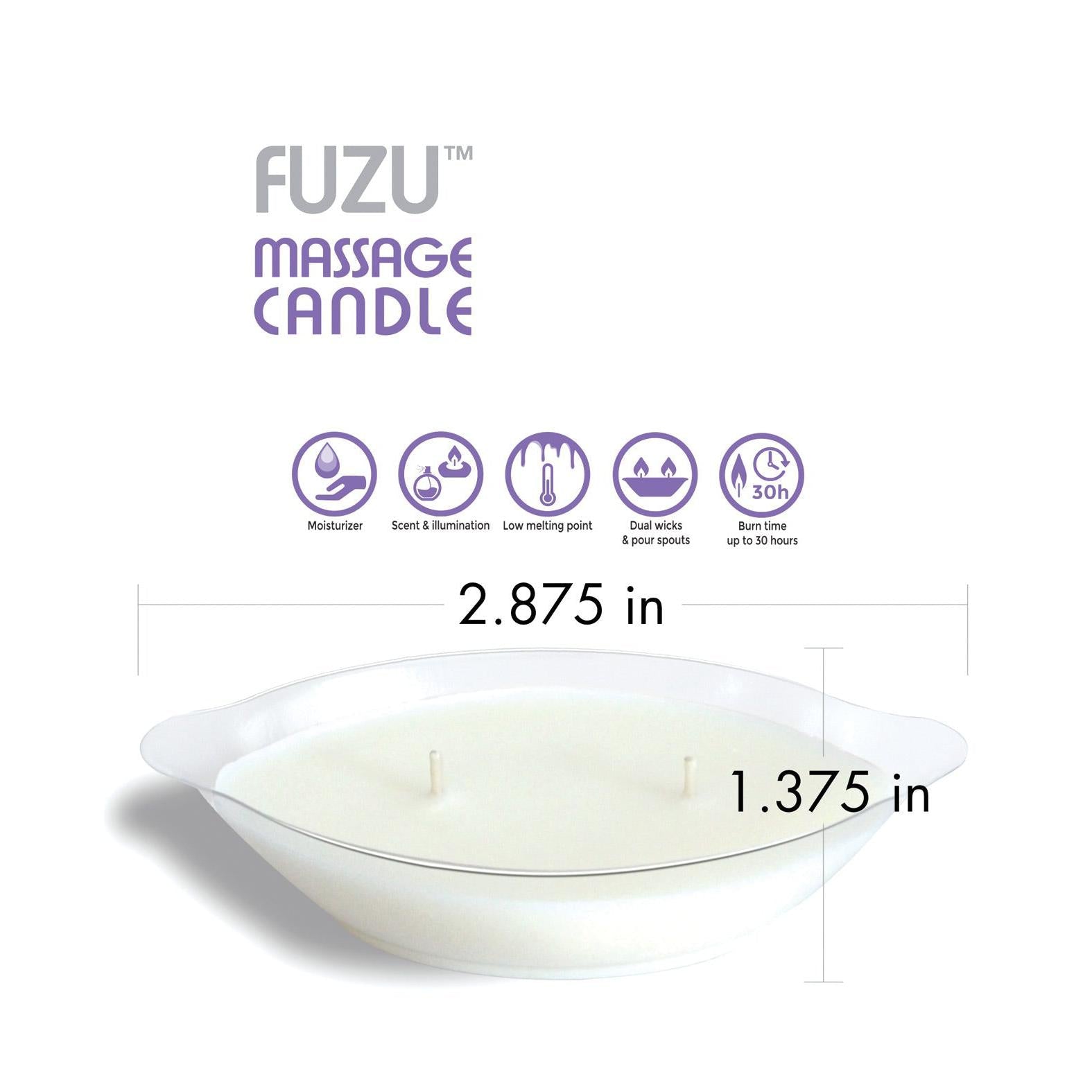 Fuzu Massage Candle - 4 oz Lavender Mist