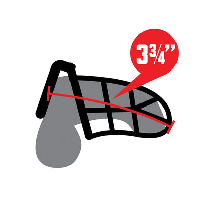 Lockmaster 3.75&quot; Stainless Steel Prisoner Cock Cag