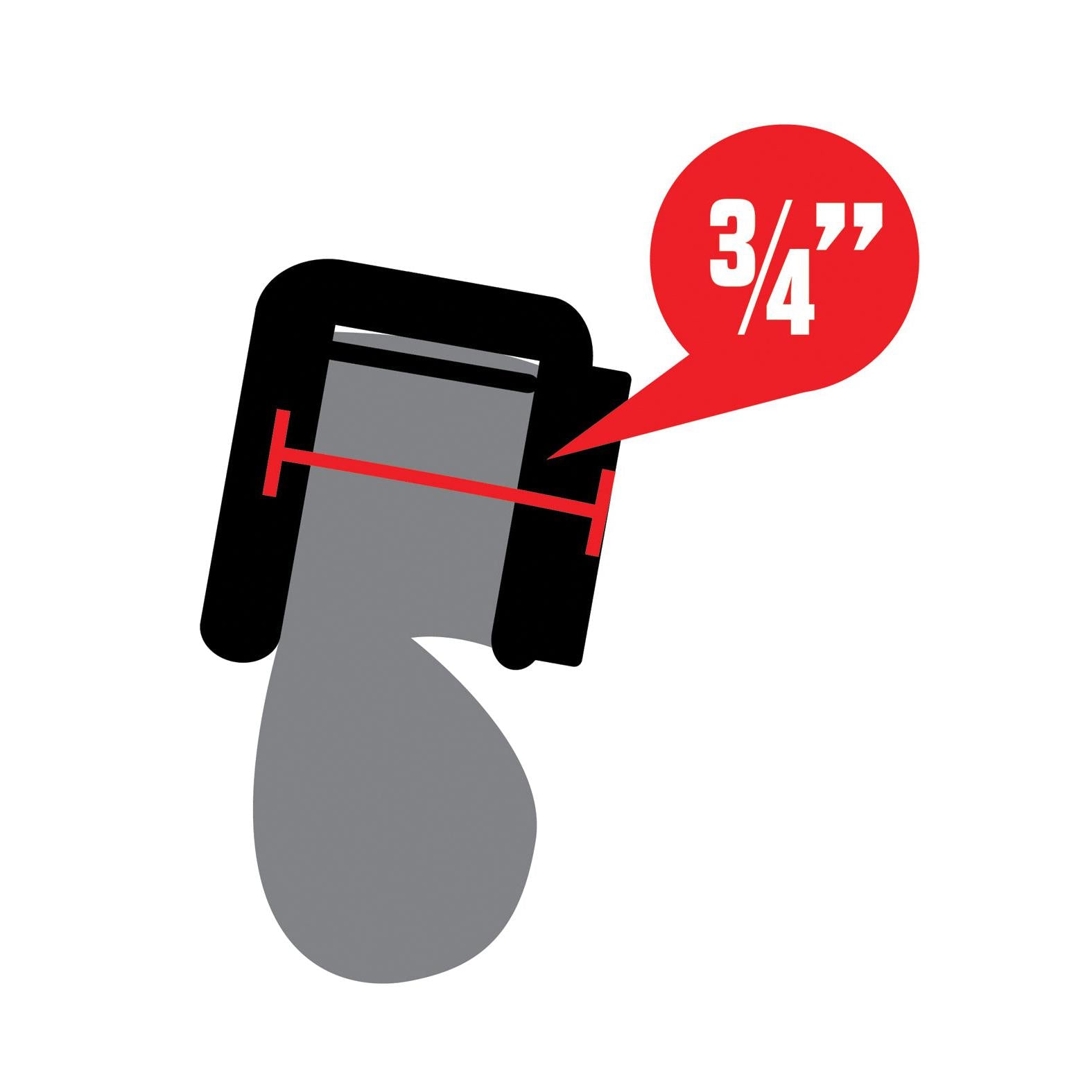 Lockmaster Stainless Steel Flat Inverted Chastity Cage