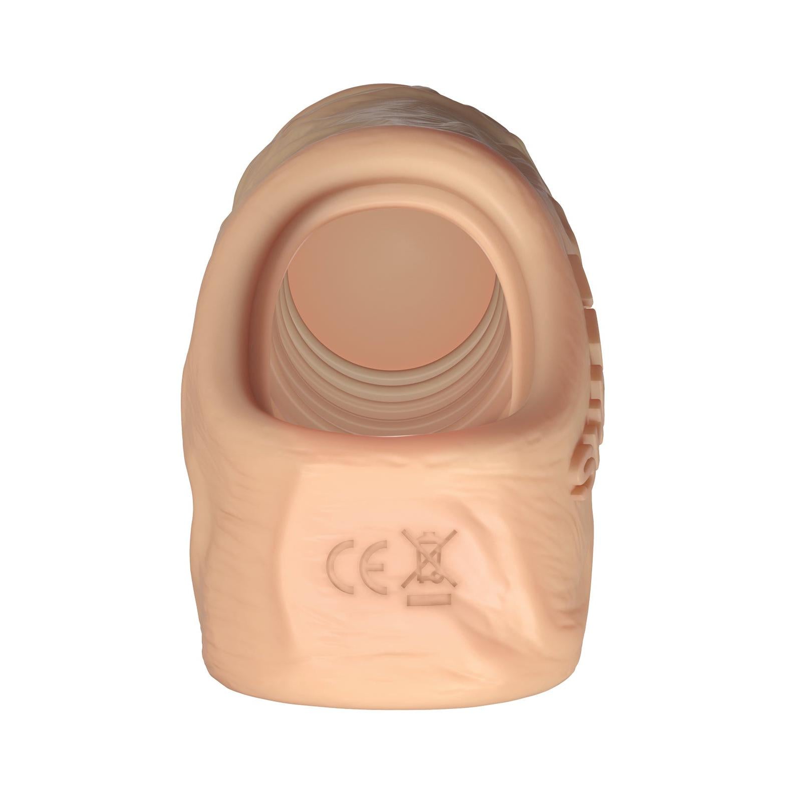 Shaft Flexskin Liquid Silicone 7.8" Vibrating Sheath