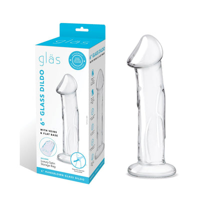 Glas Dildo with Veins
