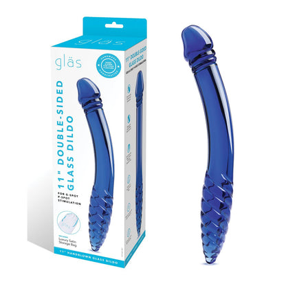 Glas Double-Sided Dildo for P-Spot Stimulation