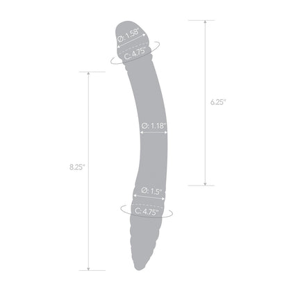 Glas Double-Sided Dildo for P-Spot Stimulation