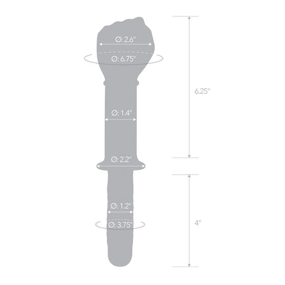 Glas Fist Double Ended with Handle Grip