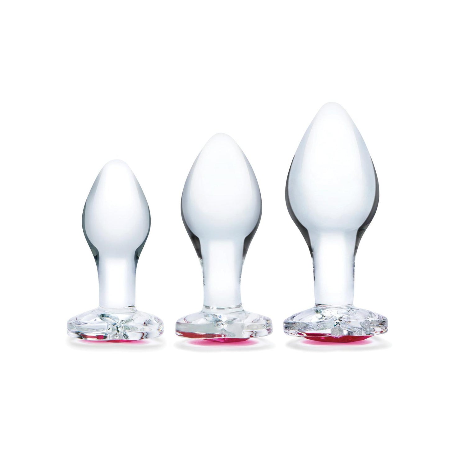 Glas Heart Jewel Glass Anal Training Kit