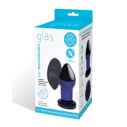 Glas Rechargeable Vibrating Butt Plug