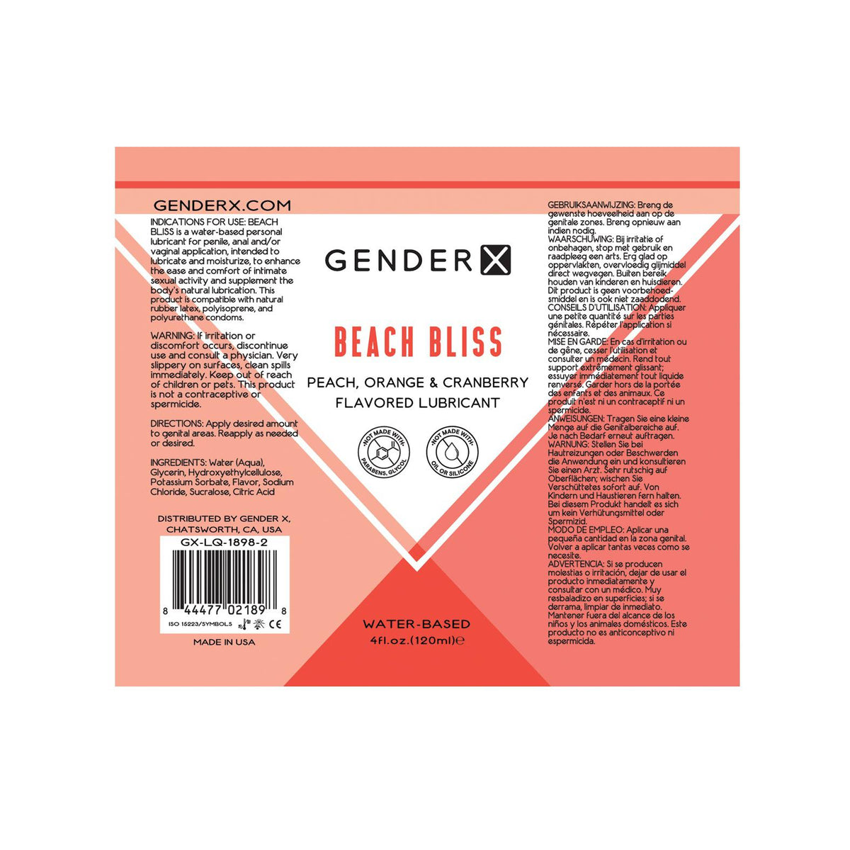 Gender X Flavored Lube