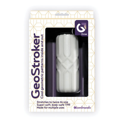GeoStroker Three 5  Ultra-Soft TPR Stroker