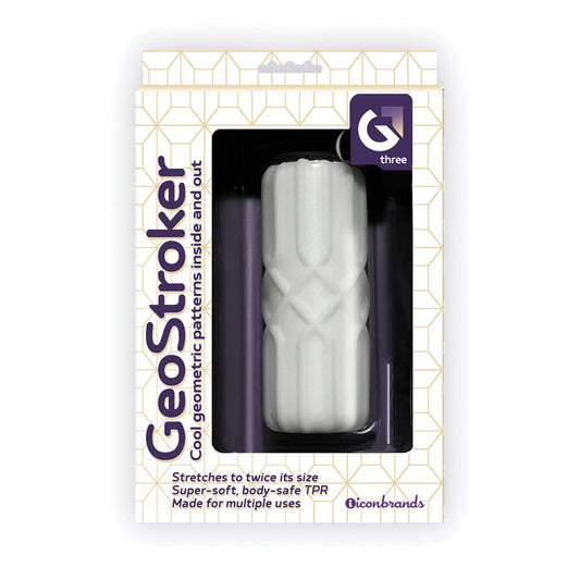 GeoStroker Three 5  Ultra-Soft TPR Stroker