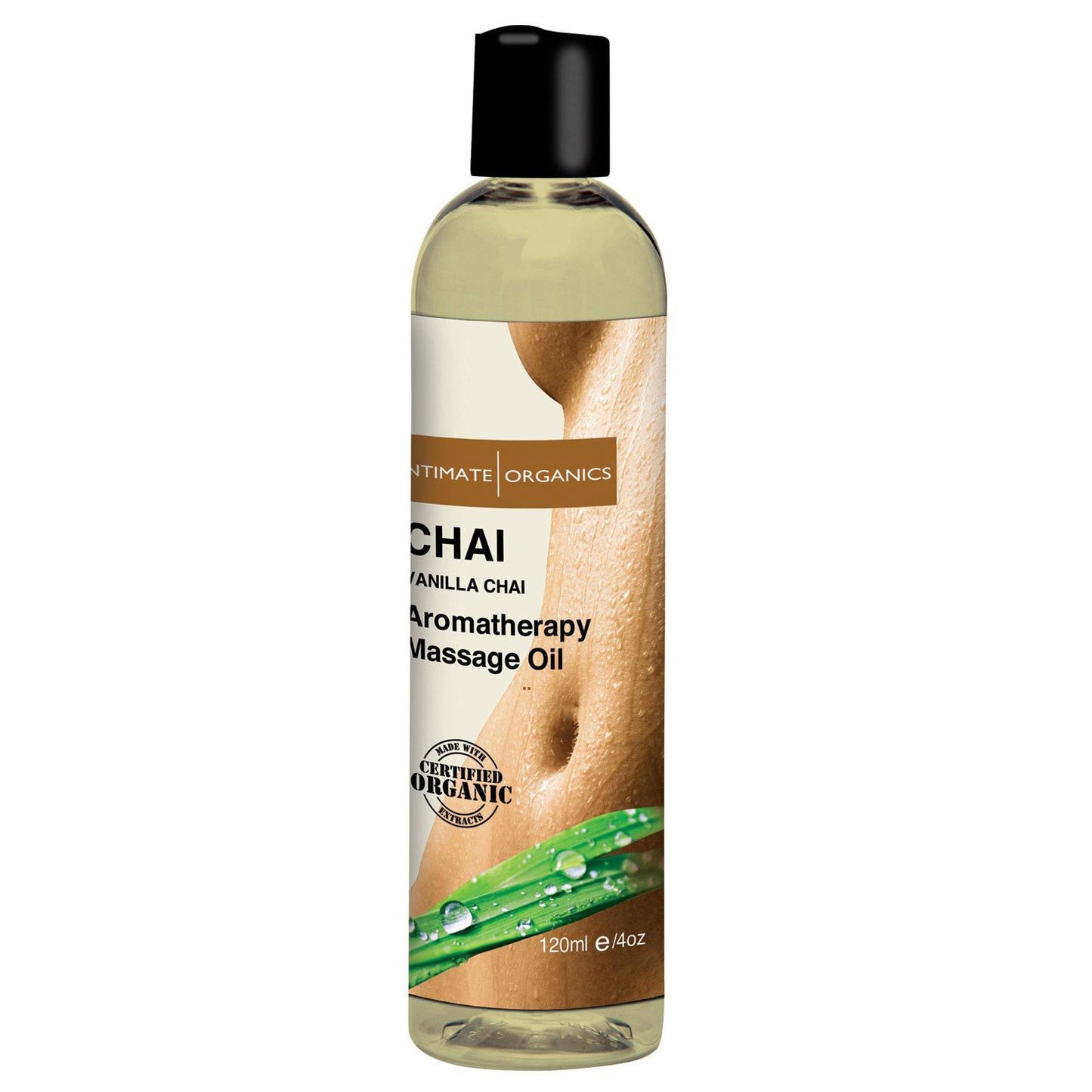 Intimate Earth Chai Massage Oil - 120 ml Vanilla &amp; Chai
