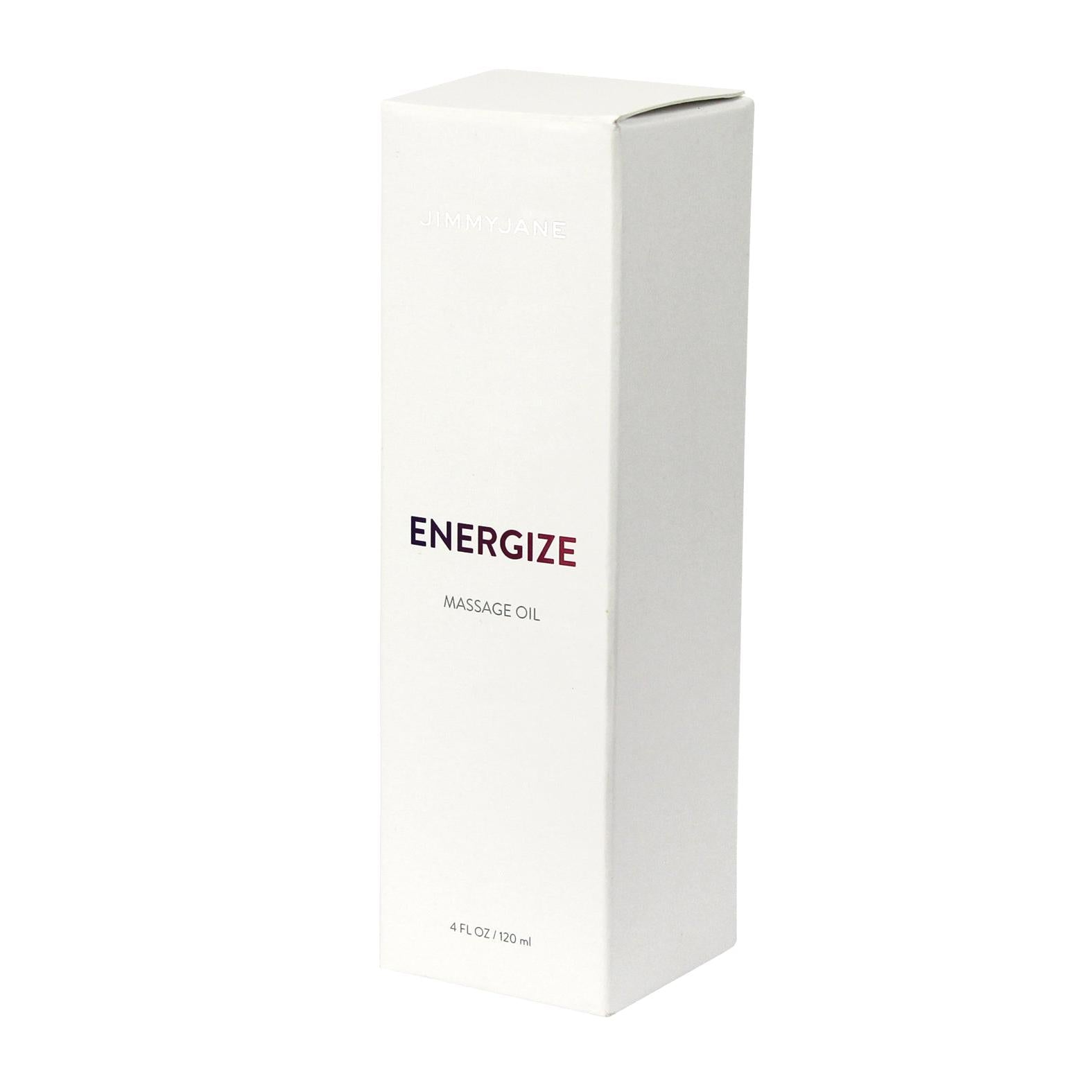 JimmyJane Energize Massage Oil - 4 oz