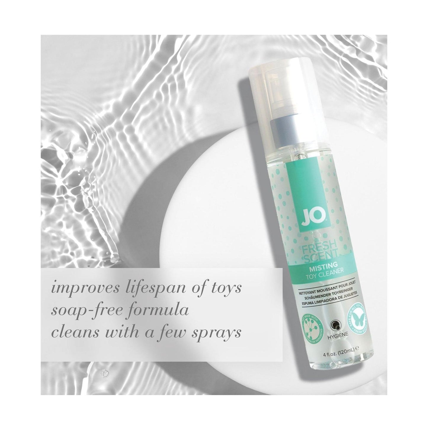 JO Misting Toy Cleaner - Fresh Scent Hygiene 4 oz