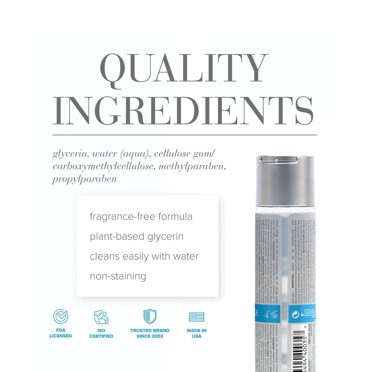JO H2O - Original Lubricant 4 oz