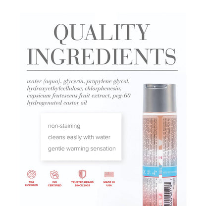 JO H2O Anal - Warming Lubricant 4 oz
