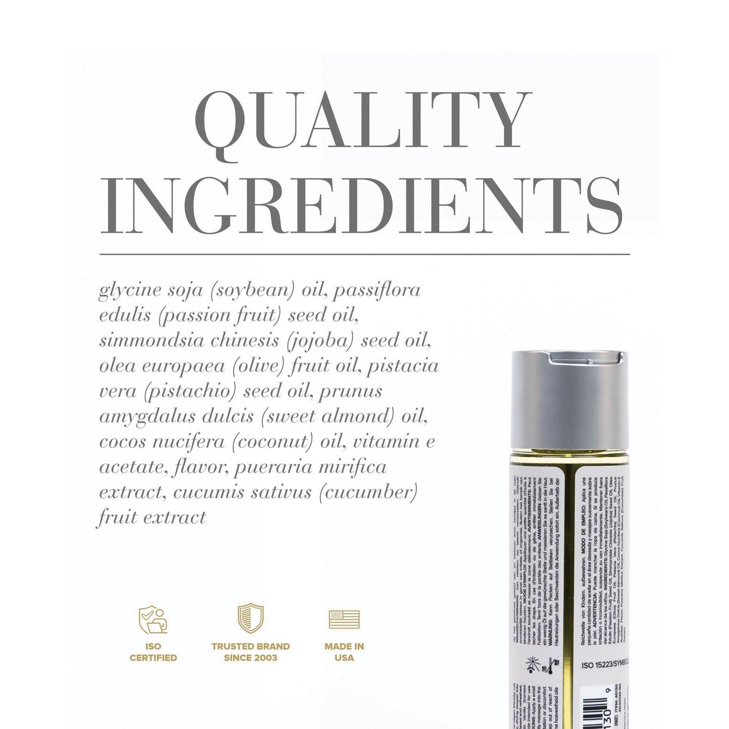 JO Aromatix - Vanilla Massage 4 oz