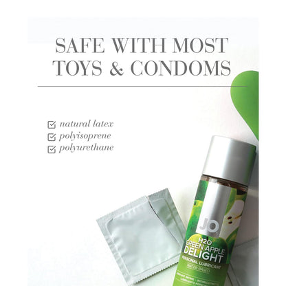 JO H2O - Flavored Lubricant 4 oz Green Apple