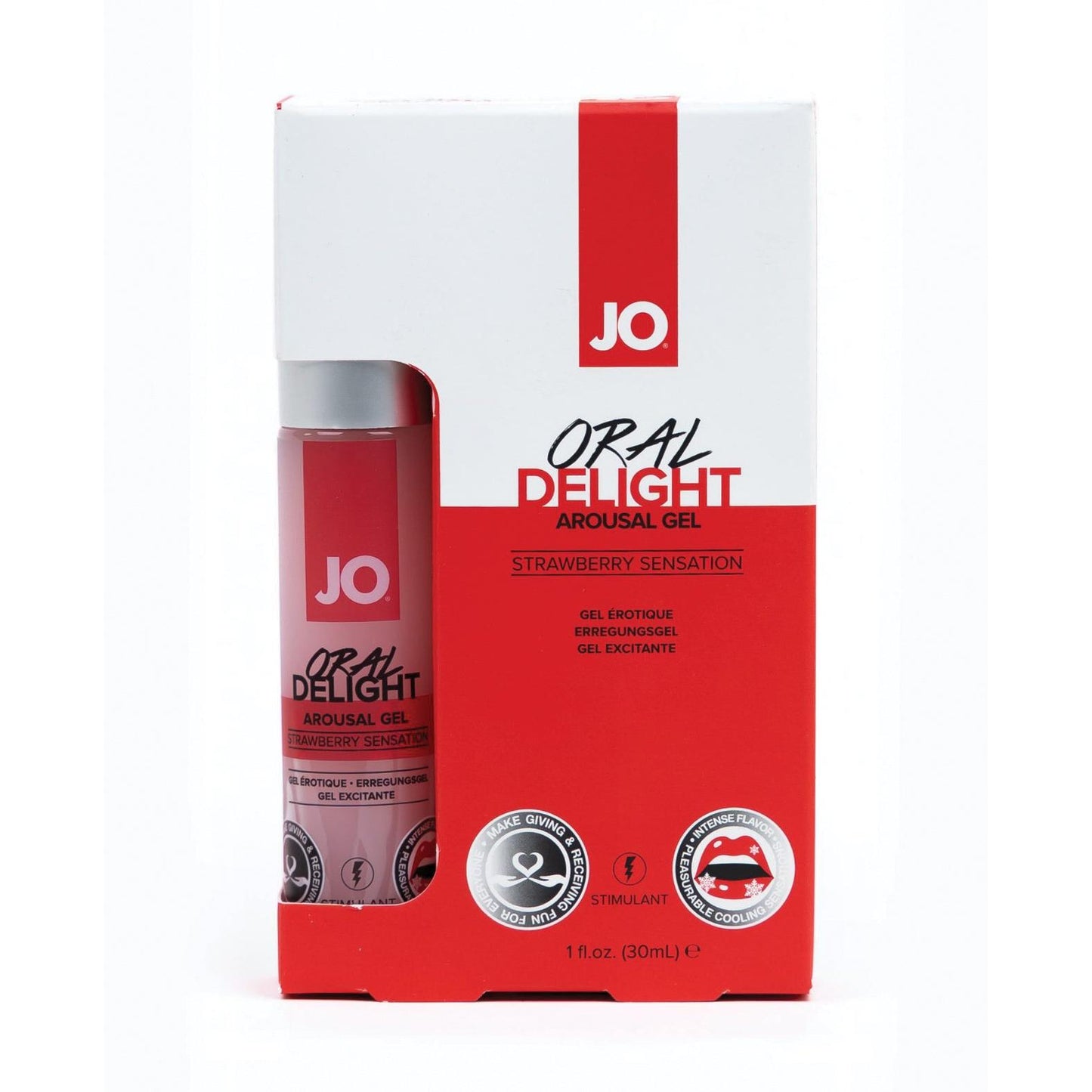 JO Oral Delight - Strawberry Stimulant 1 oz
