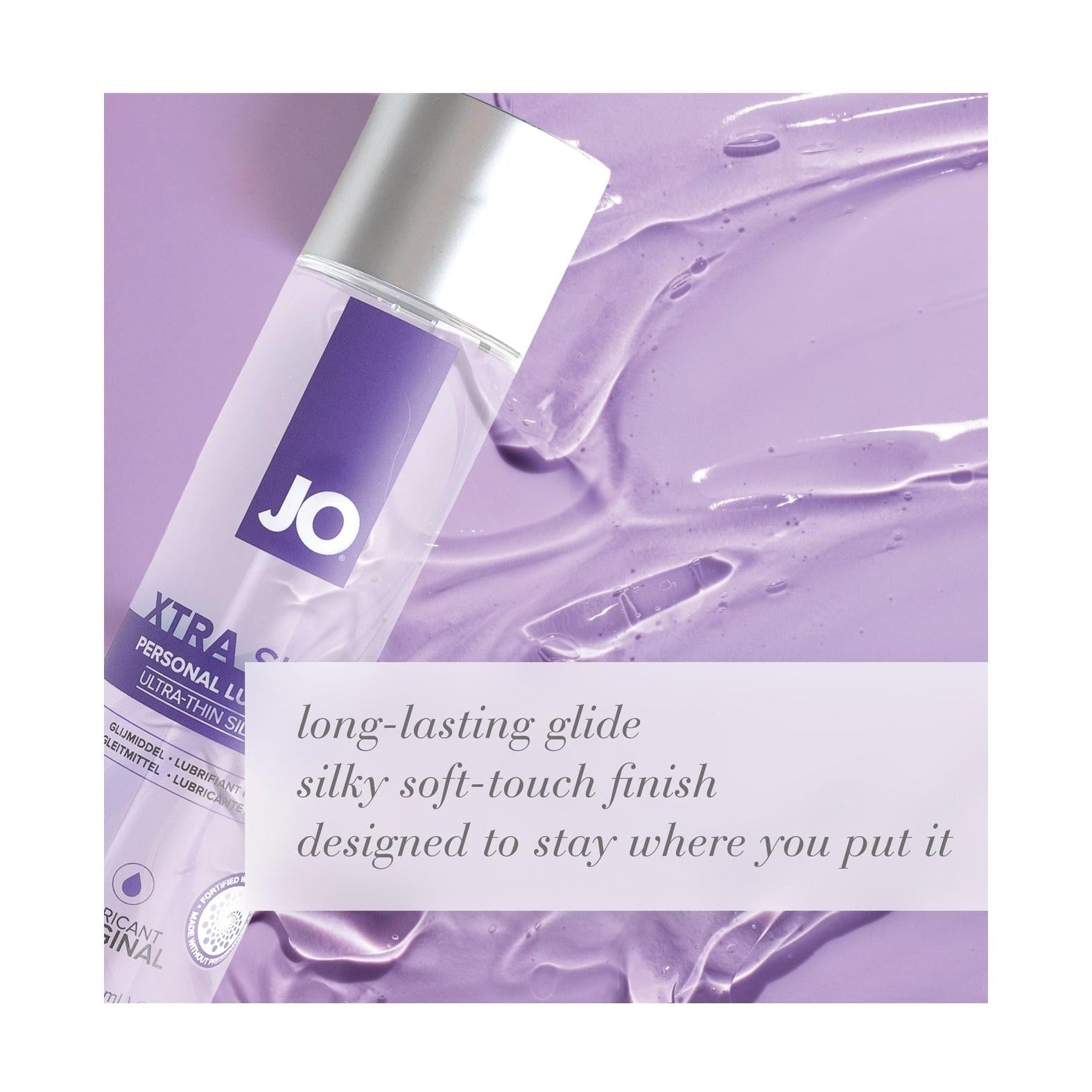 JO Xtra Silky Thin Silicone - Original Lubricant 4 oz