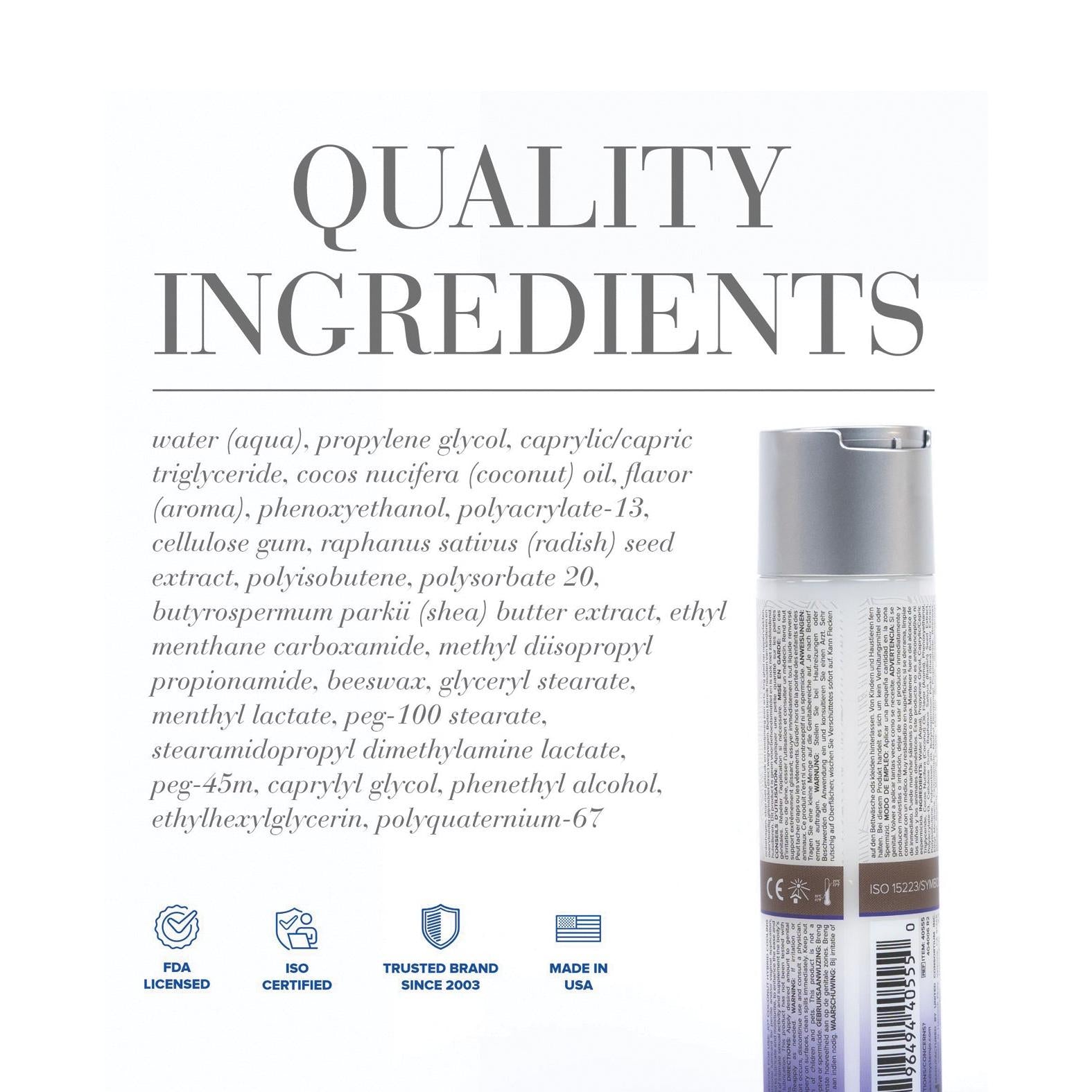 JO Coconut Hybrid - Cooling Lubricant 4 oz