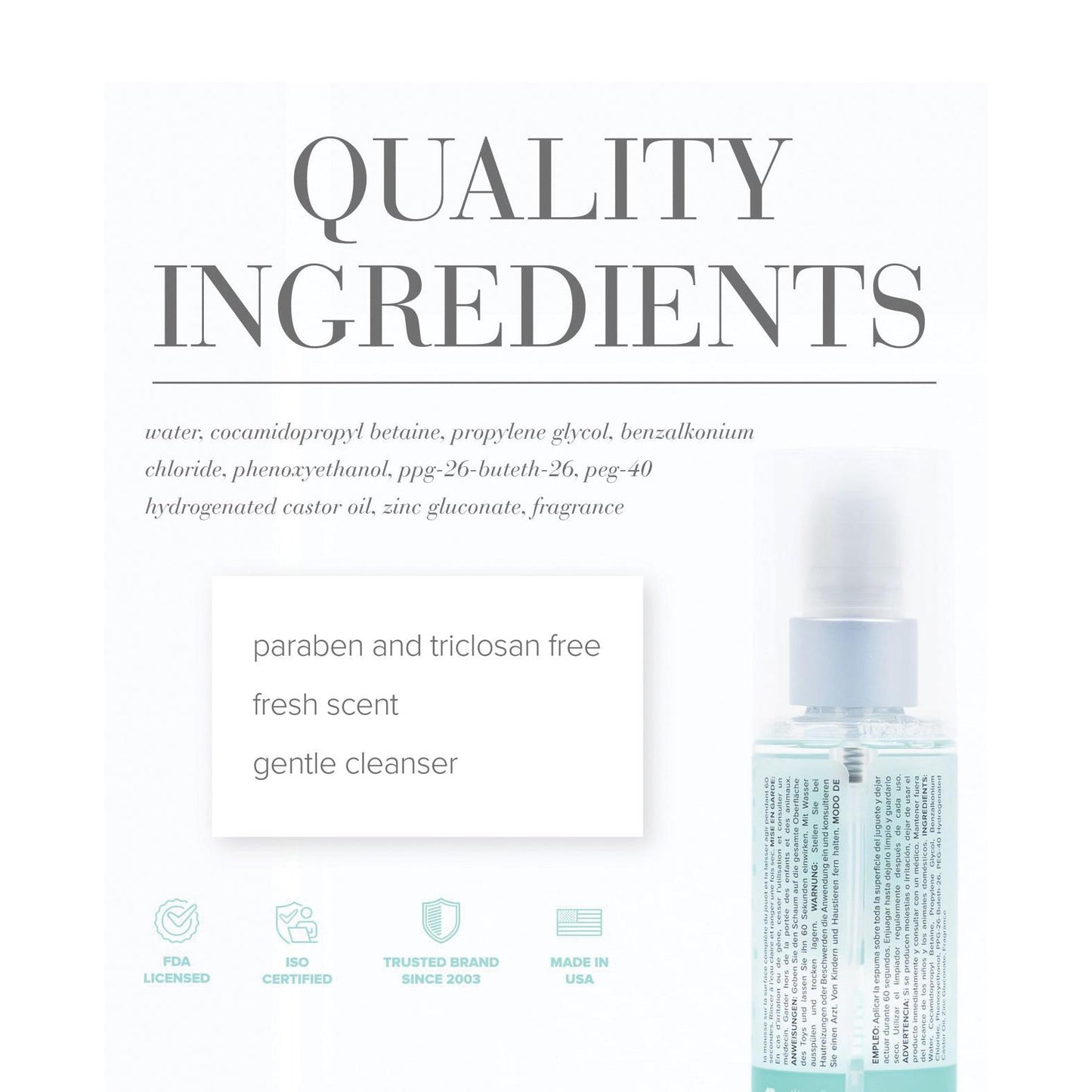 JO Misting Toy Cleaner - Fresh Scent Hygiene 2 oz