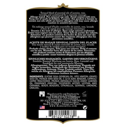 Kama Sutra Aromatics Massage Oil - 2 oz Pleasure Garden