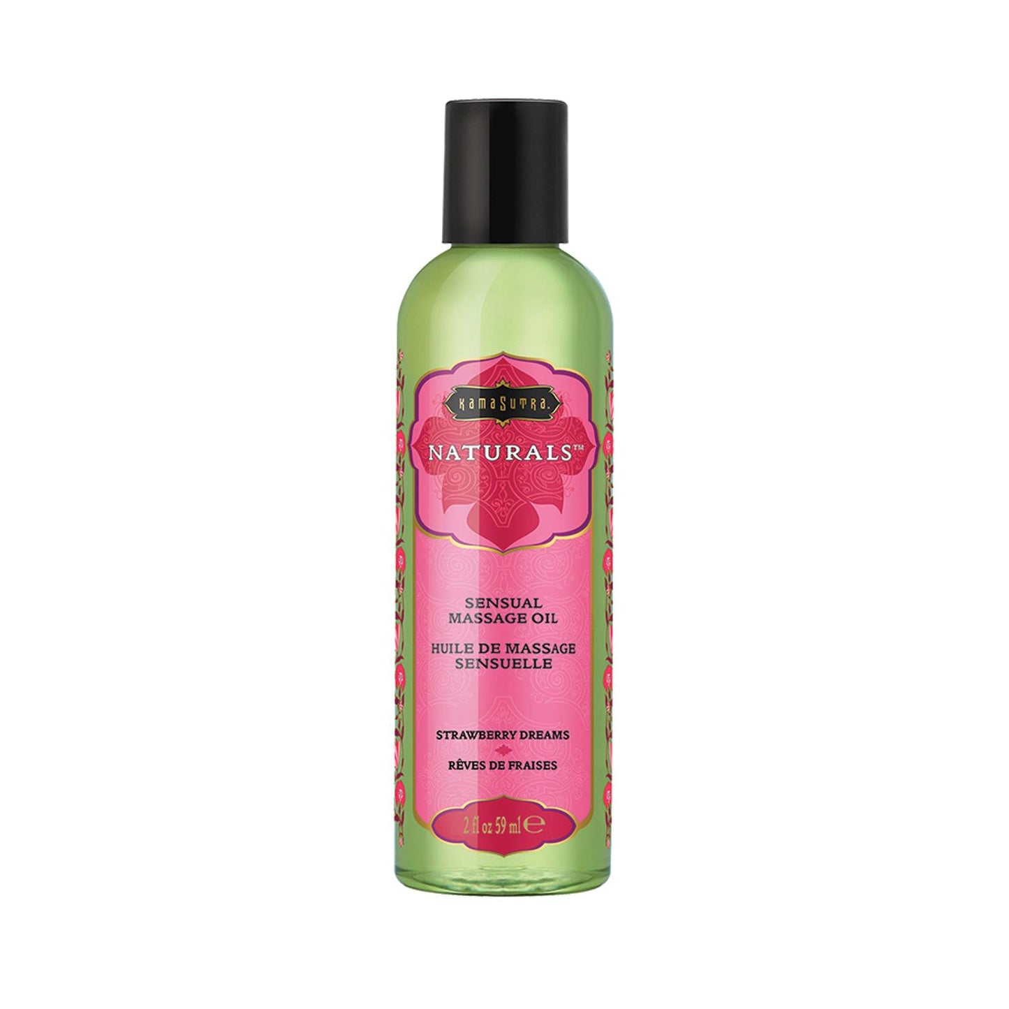 Kama Sutra Naturals Massage Oil - 2 oz Strawberry Dreams