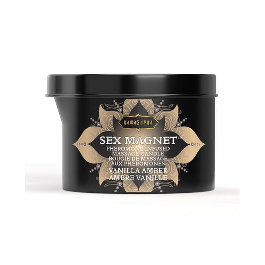 Kama Sutra Sex Magnet Candle with Pour Spout -  Vanilla Amber