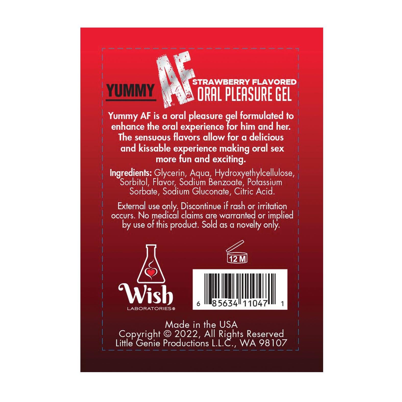 Yummy AF Oral Pleasure Gel