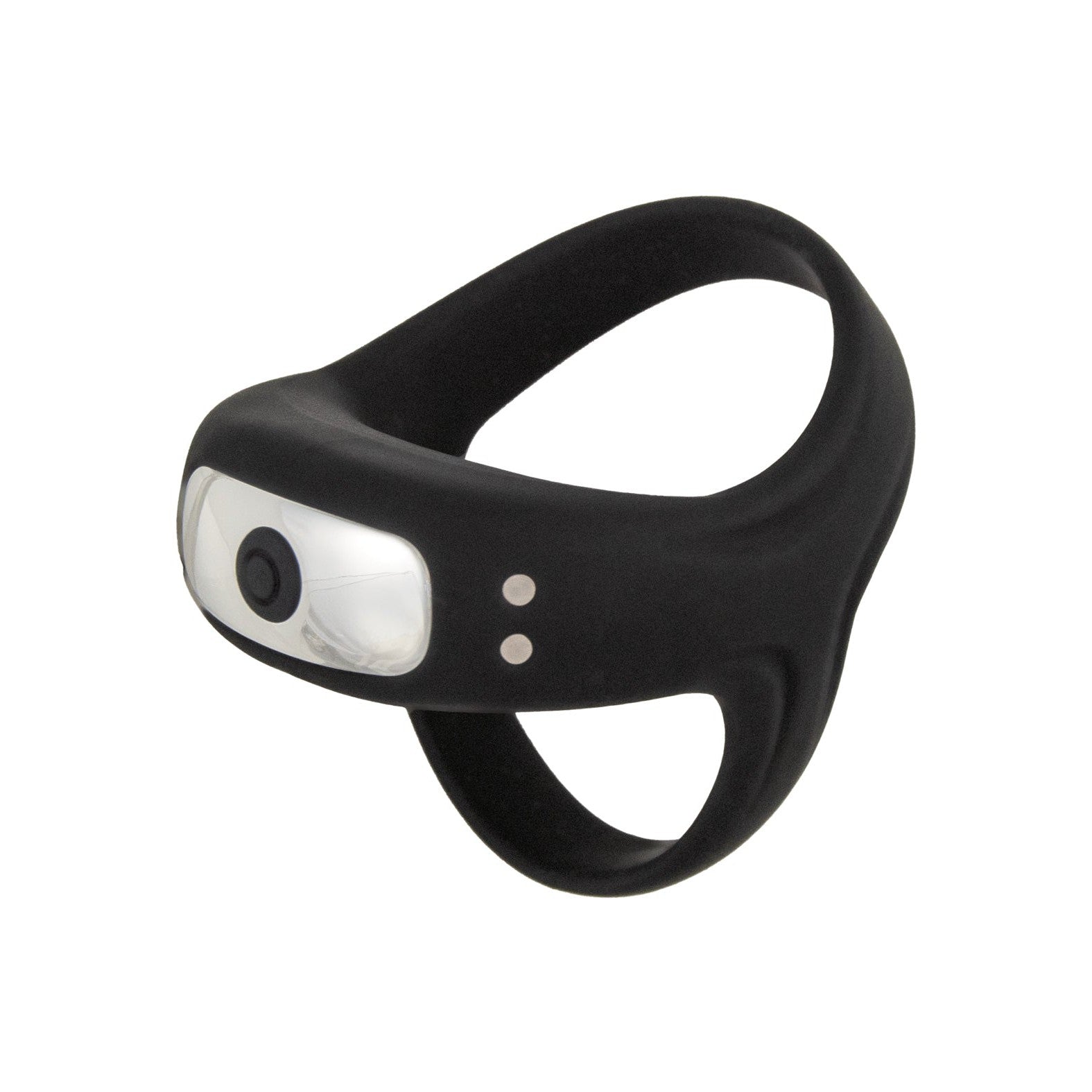 The Nasstoys Cockpower Scrotum and Cock Ring combines a sleek design with an integrated camera lens. Made from body-safe silicone, it features smooth curves and metallic details for stylish comfort and safety.