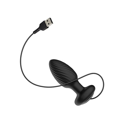 Nexus Tornado Rotating & Vibrating Medium Butt Plug with Remote