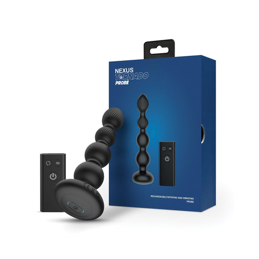 Nexus Tornado Probe Rotating &amp; Vibrating Butt Plug